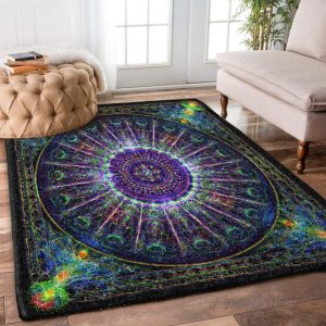 Subtle Realm Mandala Hn0910165R Rug Carpet Area Rug For Living Room Bedroom Rug Home Decor