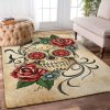 Sugar Skull Art Rectangle Ly91463 Rug Carpet Area Rug For Living Room Bedroom Rug Home Decor