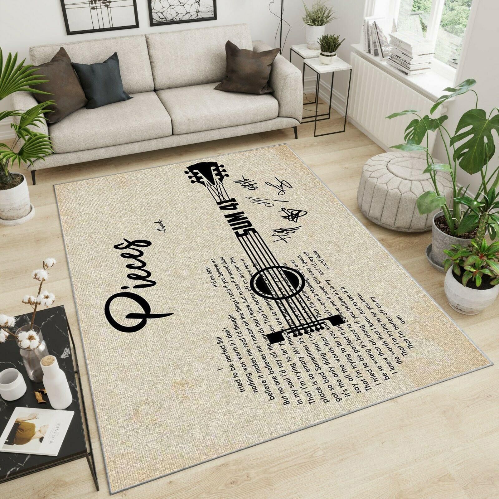 Sum 41 Area Rug – Home Decor – Bedroom Living Room Decor Sum 41 Area Rug – Home Decor – Bedroom Living Room Decor