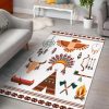 Symbol Pattern Native American Indian Area Rug Carpet Area Rug For Living Room Bedroom Rug Home Decor