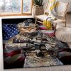Tabby Cat Elite Soldier Area Rug Living Room And Bedroom Rug Us Gift Decor Area Rug For Living Room Bedroom Rug Home Decor