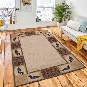 Tartan Loon Rustic Rug Rustic Cabin & Lodge Area Rug Room Decor Rug