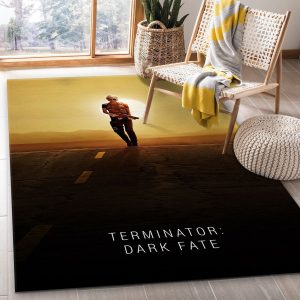 Terminator Dark Fate Area Rug Movie Rug Christmas Gift Decor Area Rug For Living Room Bedroom Rug Home Decor