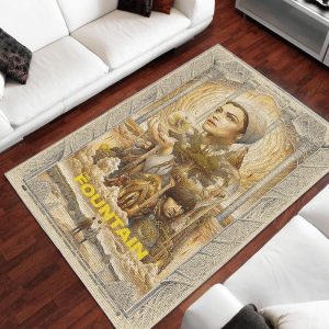 The Fountain Rug Carpet Mat All Over Print Area Rug For Living Room Bedroom Rug Home Decor