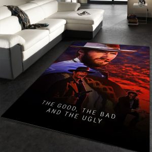The Good Bad Ugly Movie Rug Art Painting Movie Rugs Home Decor Area Rug For Living Room Bedroom Rug Home Decor