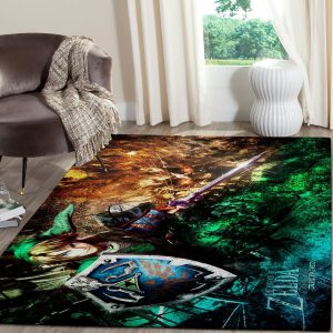The Legend Of Zelda Area Rug Gaming Floor Nu95219 Rug Carpet Area Rug For Living Room Bedroom Rug Home Decor