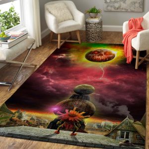 The Legend Of Zelda Area Rug Majora’S Mask Gaming Rr55934 Rug Carpet Area Rug For Living Room Bedroom Rug Home Decor