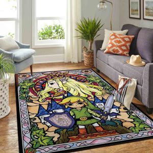 The Legend Of Zelda – Area Rug Floor Decor Area Rug – Home Decor – Bedroom Living Room Decor