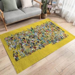 The Simpsons Fox Cartoon Movie Area Rug Carpet Home Decor Area Rug For Living Room Bedroom Rug Home Decor