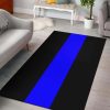 Thin Blue Line Area Rug Carpet Carpet Ktsr Area Rug For Living Room Bedroom Rug Home Decor
