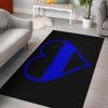 Thin Blue Line Heart Area Rug Carpet Carpet Ktsr Area Rug For Living Room Bedroom Rug Home Decor