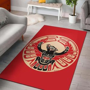 Thunder Bird Native American Pride Area Rug Carpet Area Rug For Living Room Bedroom Rug Home Decor