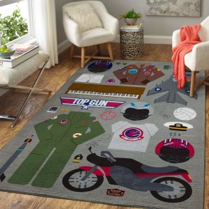 Top Gun Area Rug Carpet Movie Home Decor Area Rug For Living Room Bedroom Rug Home Decor