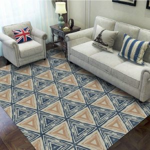Triangle Pattern Clt1810094A Rug Carpet Area Rug For Living Room Bedroom Rug Home Decor
