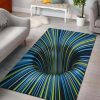 Tunnel Illusion Black Hole Area Rug Carpet Carpets Area Rug For Living Room Bedroom Rug Home Decor