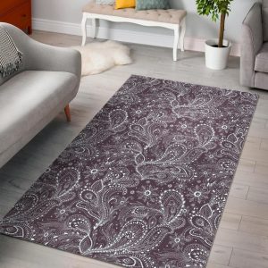 Umber Floral Bohemian Pattern Area Rug Bohemian Rug Floor Decor