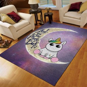Unicorn Carrying You Area Rug Carpet Area Rug For Living Room Bedroom Rug Home Decor