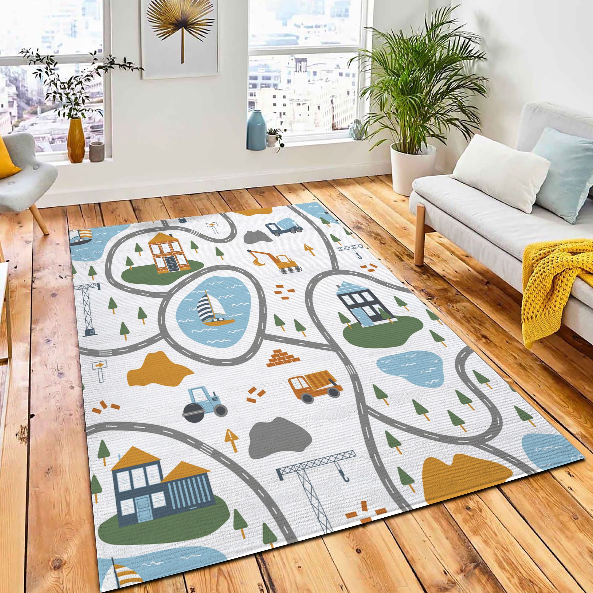 Vector Seamless Pattern Play Mat Rug Carpet City Rug Home Decor Vector Seamless Pattern Play Mat Rug Carpet City Rug Home Decor
