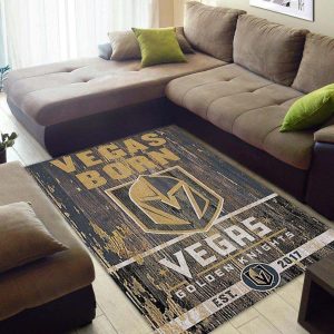 Vegas Golden Knights Vgk1001 Matting Area Rug Carpet Area Rug For Living Room Bedroom Rug Home Decor
