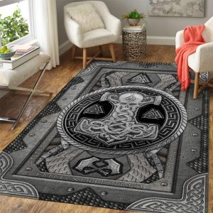Viking Hammer Rug Bohemian Style Area Rug Living Room Rug Room Decor Rug