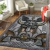 Viking Odin Area Rug Bohemian Style Area Rug Living Room Rug Home Decor Rug
