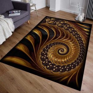 Vortex Illusion Area Rug Living Room Rug