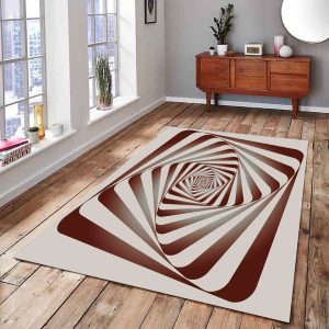 Vortex Illusion Rug Carpet Living Room Rug