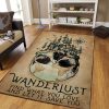 Wanderlust Find What You Love And Let It Save You Area Rug Floor Decor Area Rug – Home Decor – Bedroom Living Room Decor