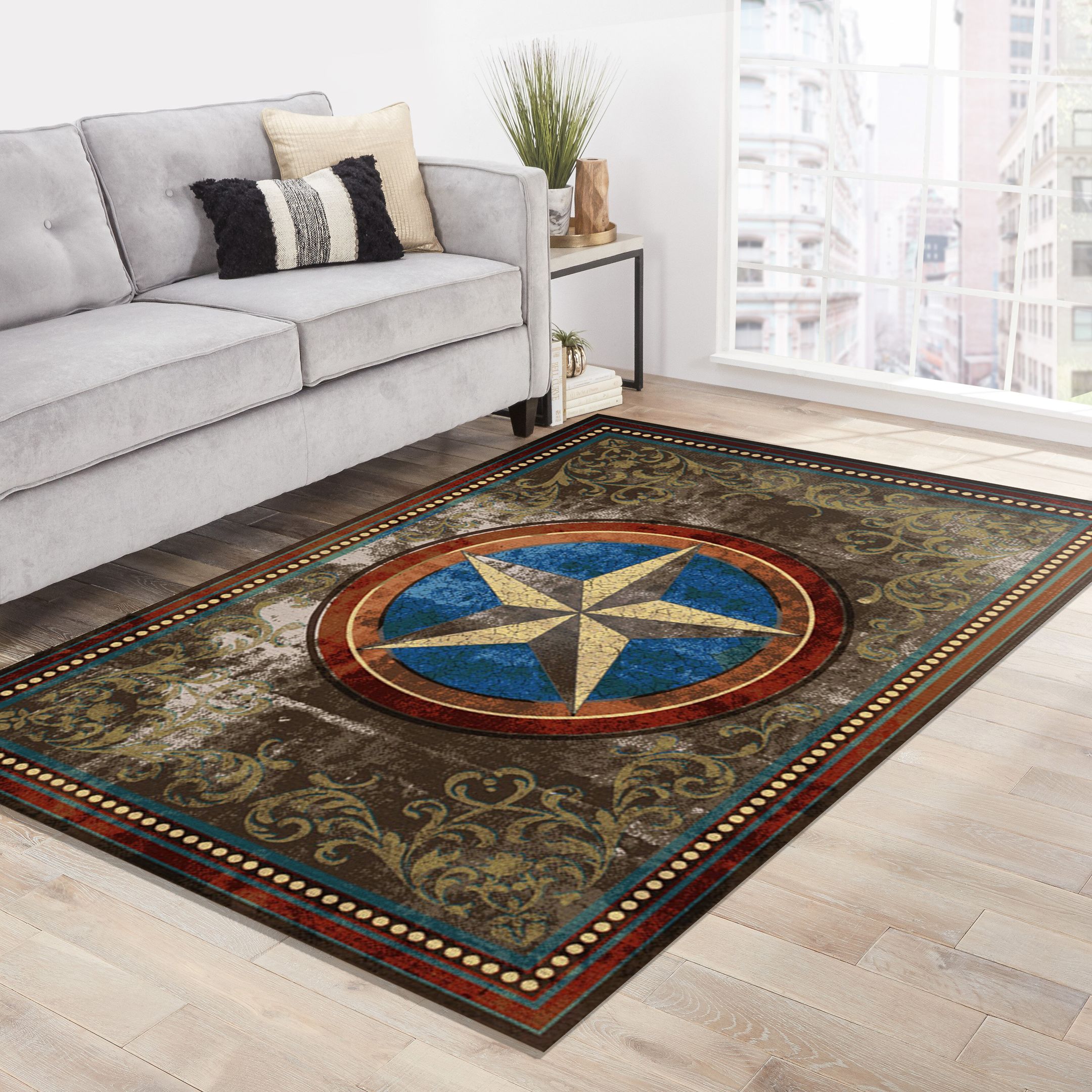 Western Area Rug Area Rug Living Room Rug Western Area Rug Area Rug Living Room Rug