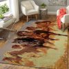Wild Horses Area Rug 1910162 Zk37318 Rug Carpet Area Rug For Living Room Bedroom Rug Home Decor