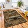 Wilderness Escape Area Rug Rustic Cabin & Lodge Area Rug Bedroom Rug