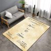 Wind Instrument Mouthpiece Patent Print Aak576 Area Rug For Living Room Bedroom Rug Home Decor