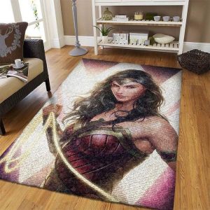 Wonder Woman Superheros Dc Movies Area Rugs Living Room Carpet Christmas Gift Floor Decor The Us Decor
